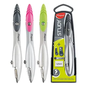 MAPED Studienkompass, 5-teiliges Set, gemischte Farben
